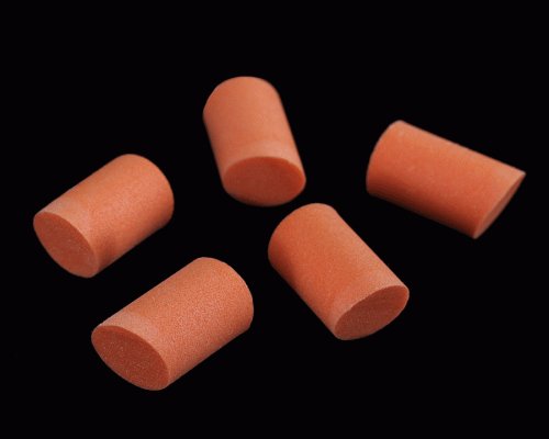 Foam Simple Popper, Orange, 16 mm